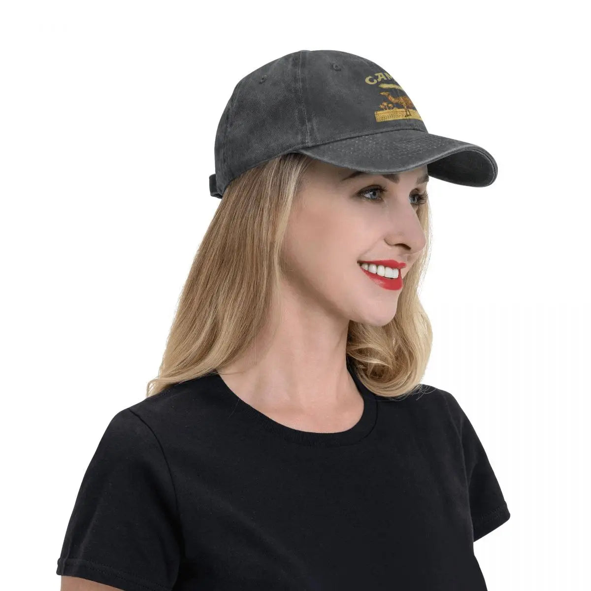 Vintage Dad Hat Women's Camel Cap