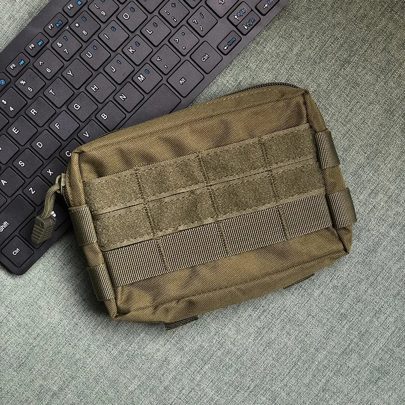 Vintage Tactical Waist Bag Camping EDC Pouch