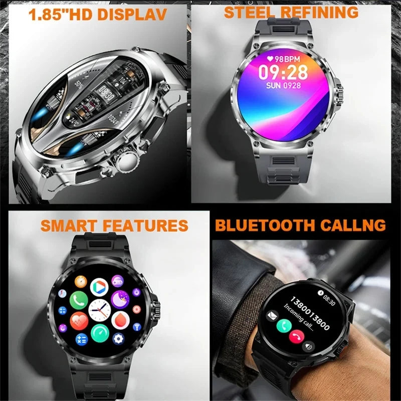 Vintage 1.85-inch Ultra HD Smart Watch