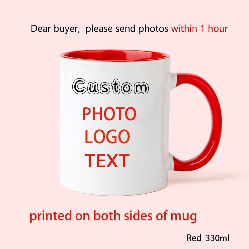 Vintage Personalized Your Photo Coffee Mugs