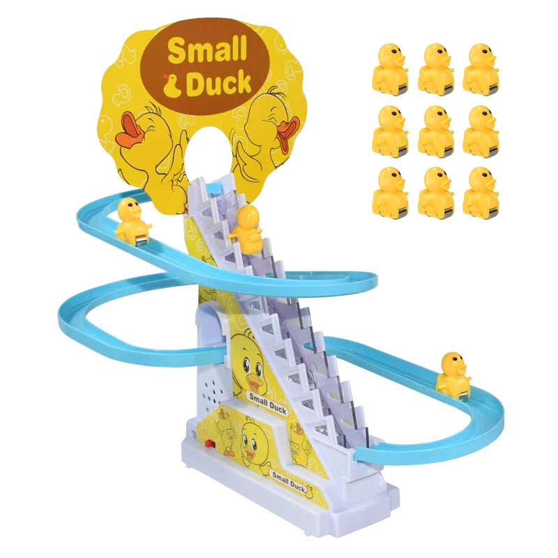 Kids Duck Climbing Stairs Racing Toy