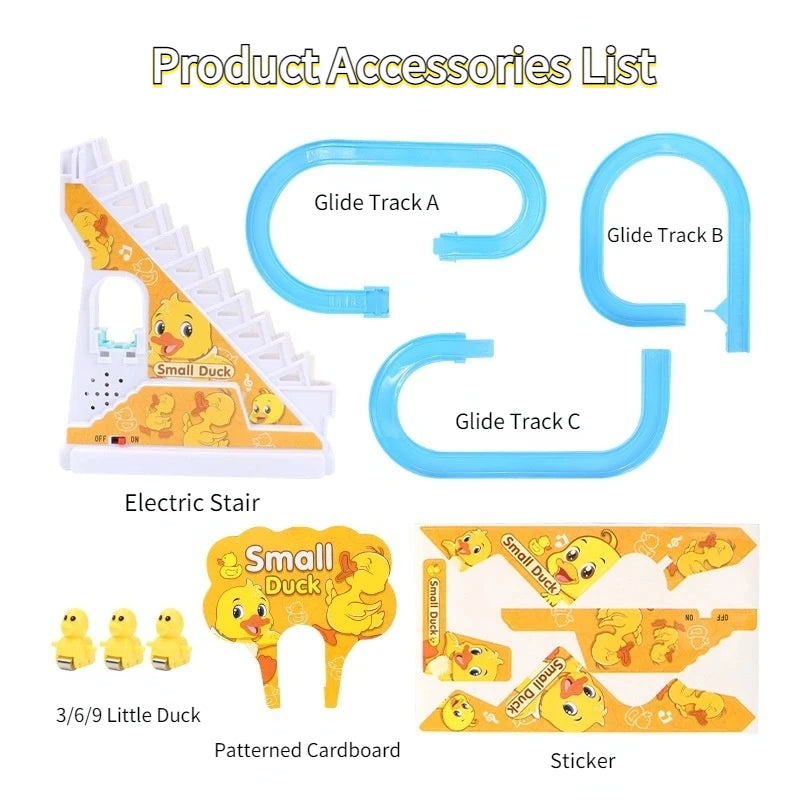 Kids Duck Climbing Stairs Racing Toy