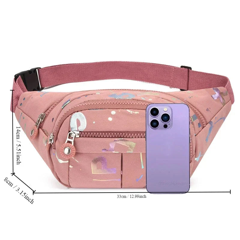 Vintage Multifunctional Waterproof Mobile Waist Bag