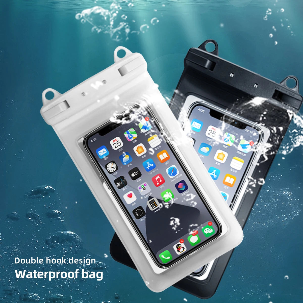 Vintage Waterproof Phone Case Swimming Pouch