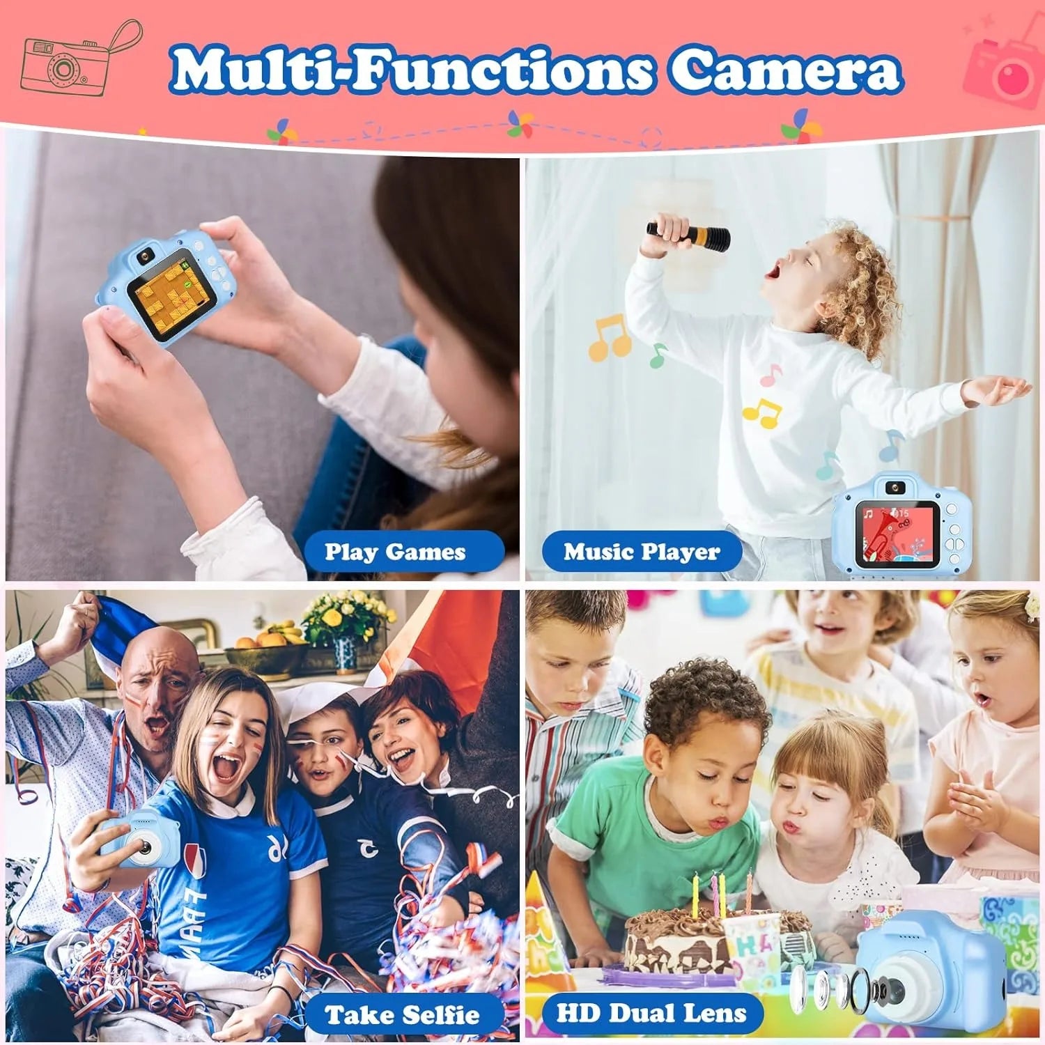 Mini Kids Digital Camera Educational Toy