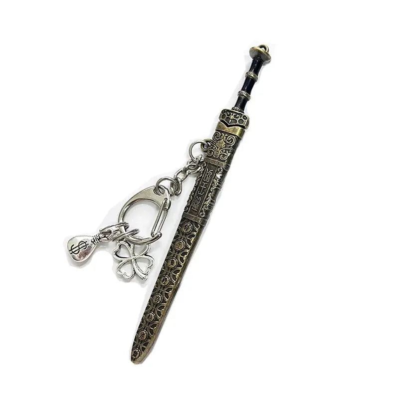 Vintage Mini Sword Shape Pendant Keychain