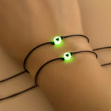 Vintage Luminous Pinky Promise Couple Bracelets