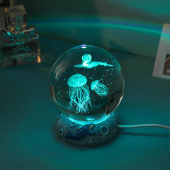 Colorful LED Crystal Ball Night Light