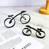 Minimalist Acrylic Bicycle Sculpture Wall Decor