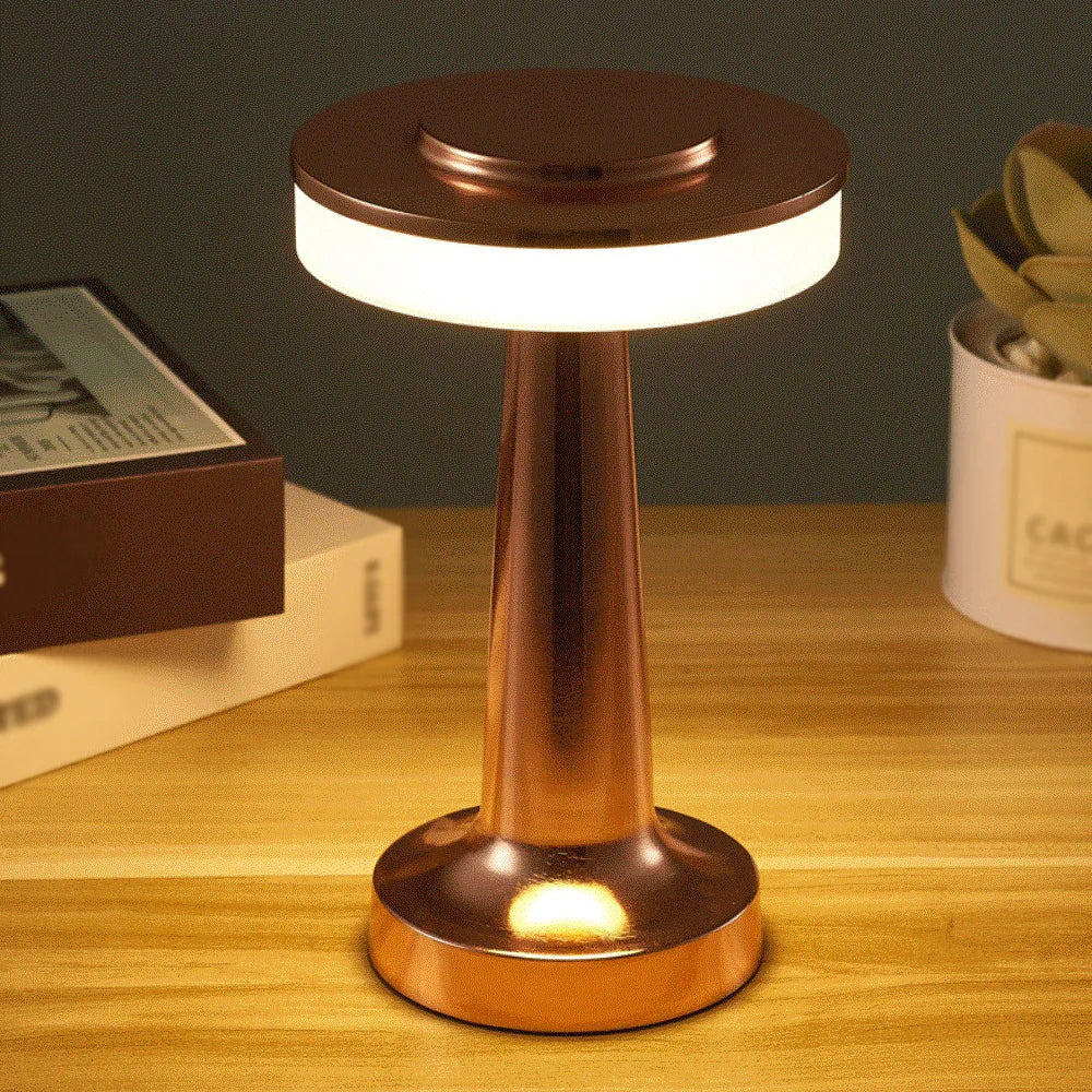 Vintage Retro LED Rechargeable Dimmable Table Lamp