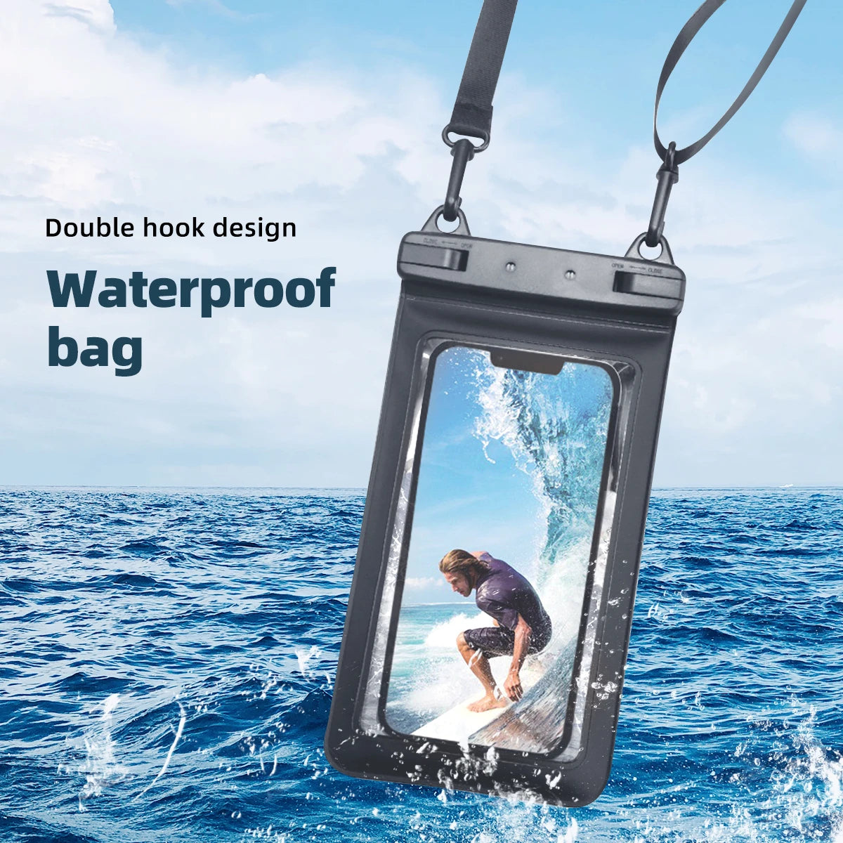 Vintage Waterproof Phone Case Swimming Pouch