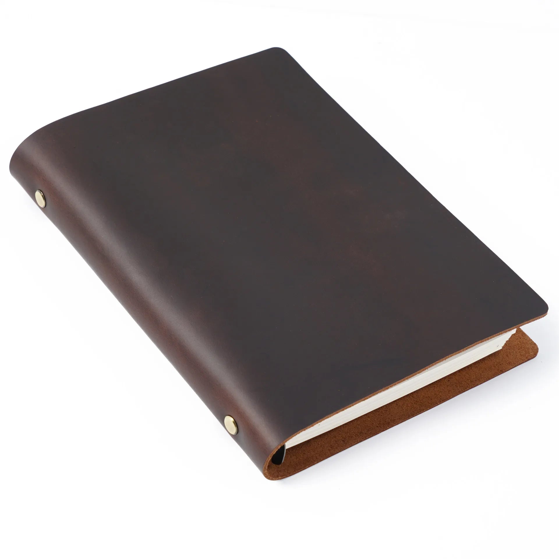 Vintage Classic Leather Rings Binder Notebook