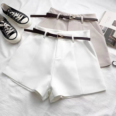 Casual A-line High Waist Vintage Shorts