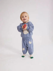 2023 Kids Cartoon Sweatshirt & Pants Set