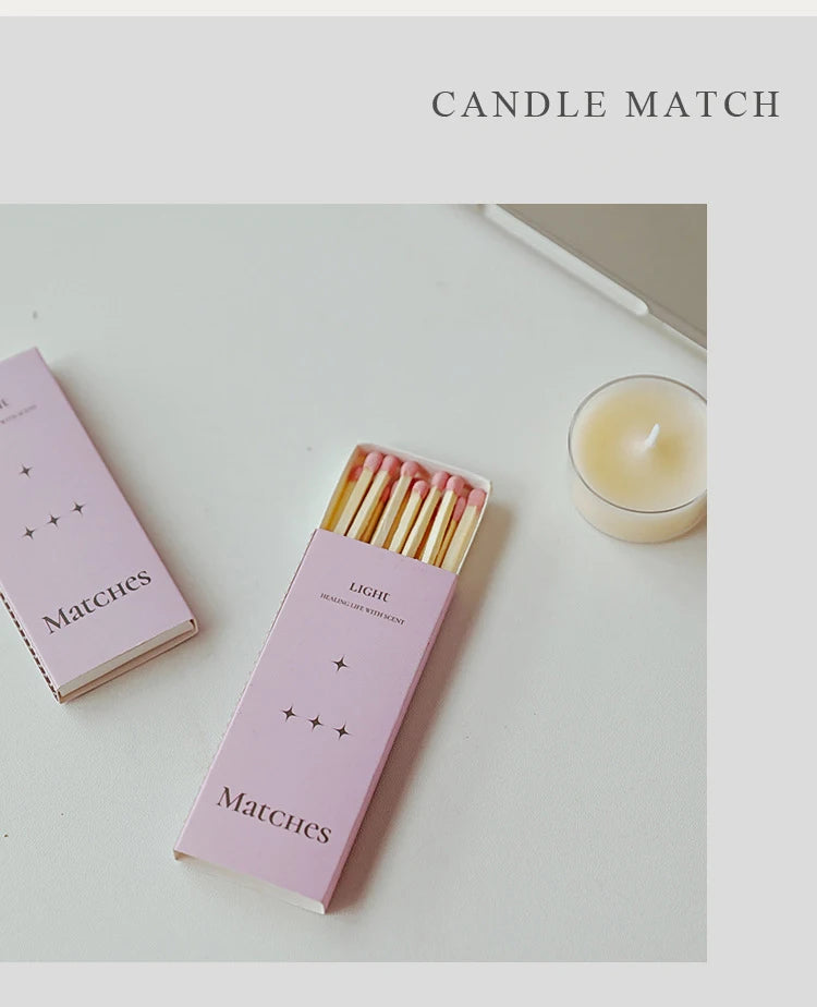 Vintage Long Match Box Aromatherapy Candle