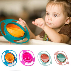 Spill-Proof Gyro Bowl Baby Feeding Dish