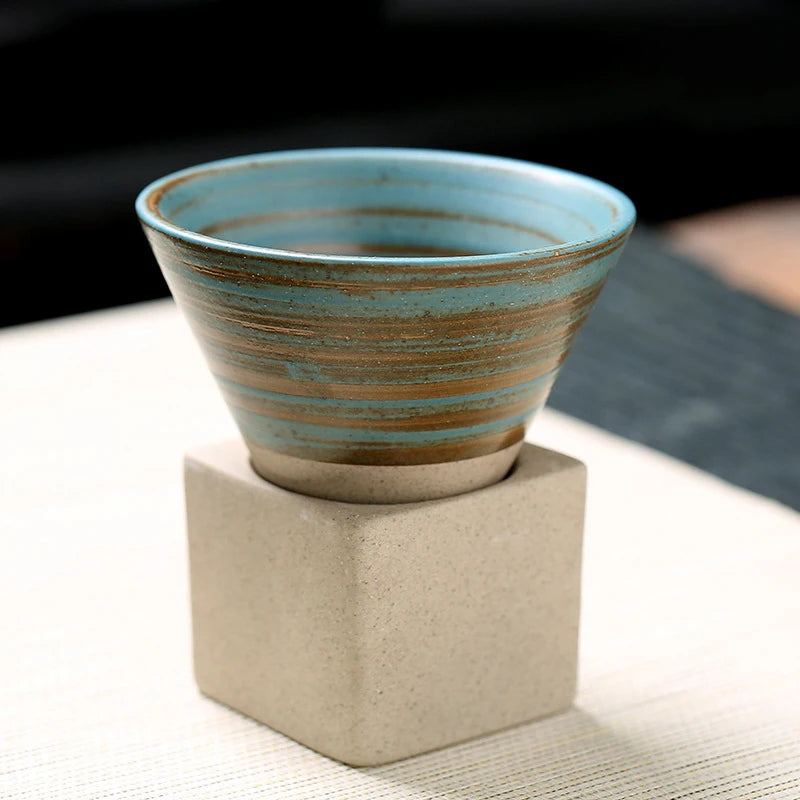 Japanese Style Vintage Ceramic Coffee Cup