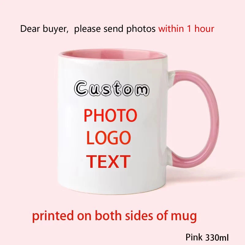 Vintage Personalized Your Photo Coffee Mugs