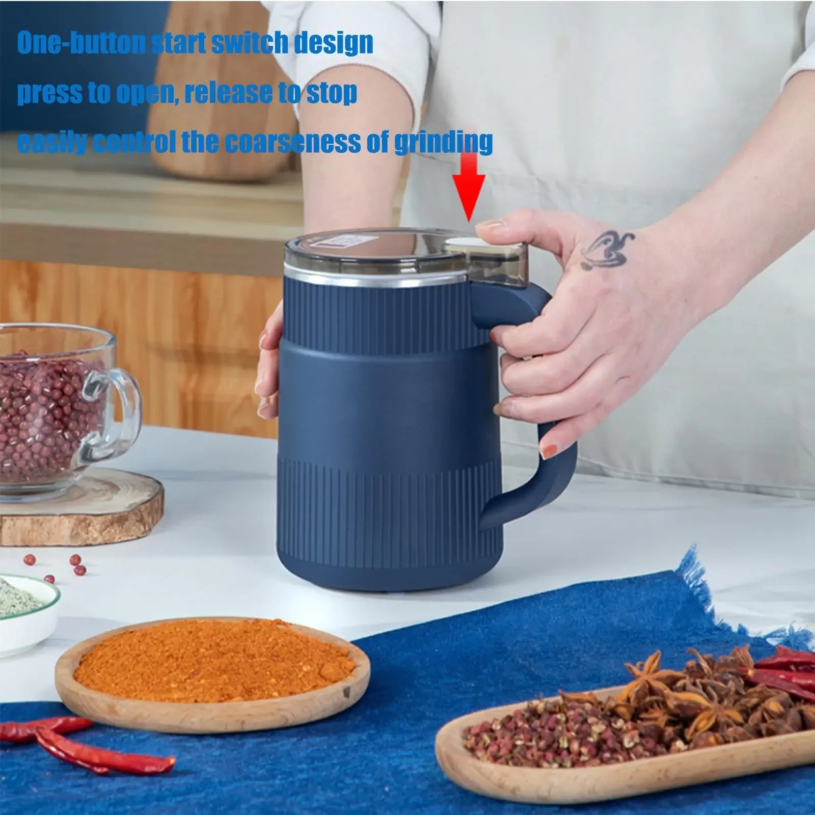 Electric Stainless Steel Grinder