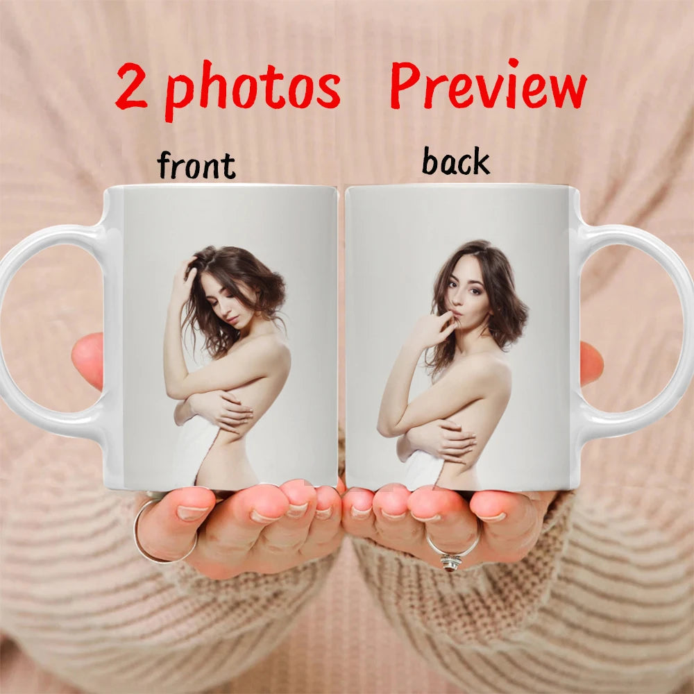 Vintage Personalized Your Photo Coffee Mugs