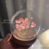 Vintage Artificial Tulip Flower Night Light