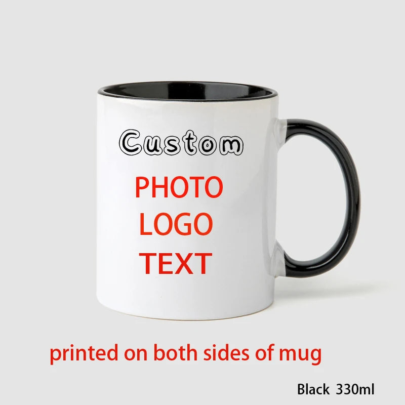 Vintage Personalized Your Photo Coffee Mugs