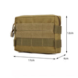 Vintage Tactical Waist Bag Camping EDC Pouch