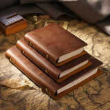 Vintage Classic Leather Rings Binder Notebook