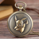 Vintage Japanese Anime Theme Quartz Pocket Watch