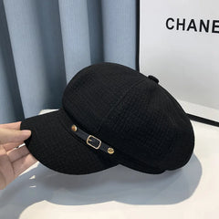 Winter Fashion Women Berets Retro Vintage Newsboy Hat