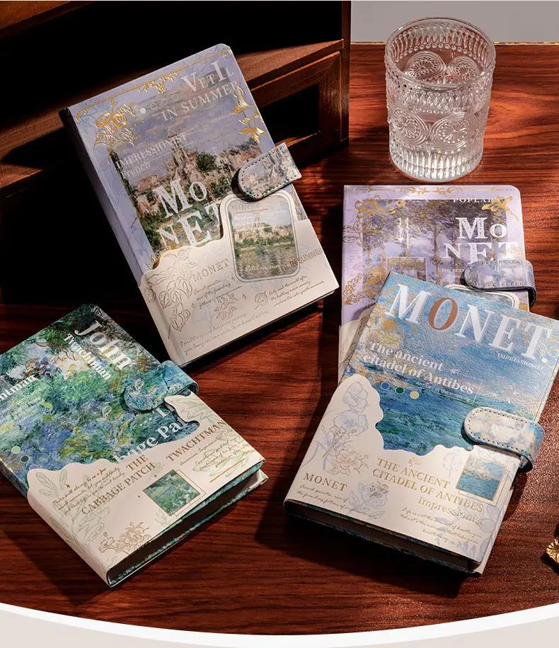 Vintage Beautiful Classic Design Monet Oil Painting Notebook