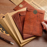 Vintage Kraft Paper Envelopes 5/10pcs