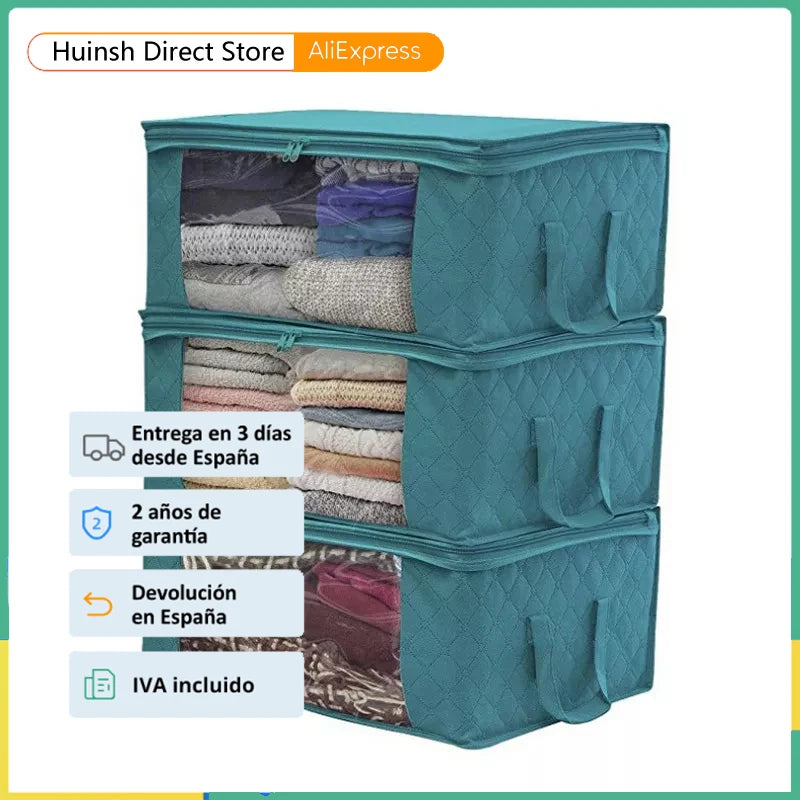 Large Capacity Foldable Clothes Storage Organizer