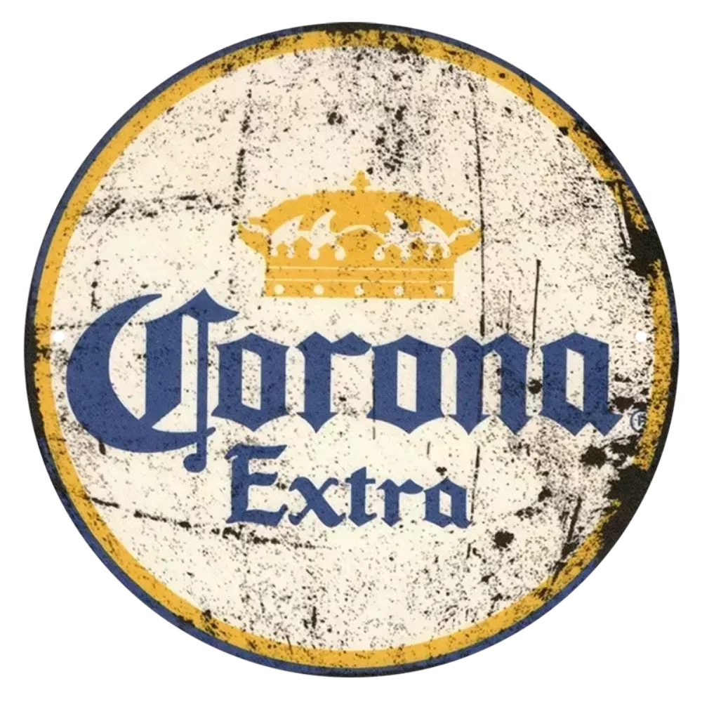 Vintage Beer Posters Round Metal Signs