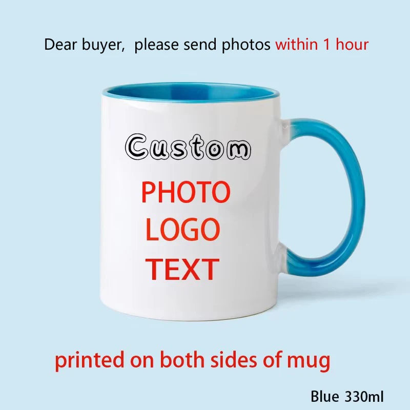 Vintage Personalized Your Photo Coffee Mugs