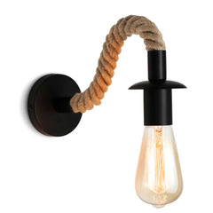 Retro Hemp Rope Wall Lamp