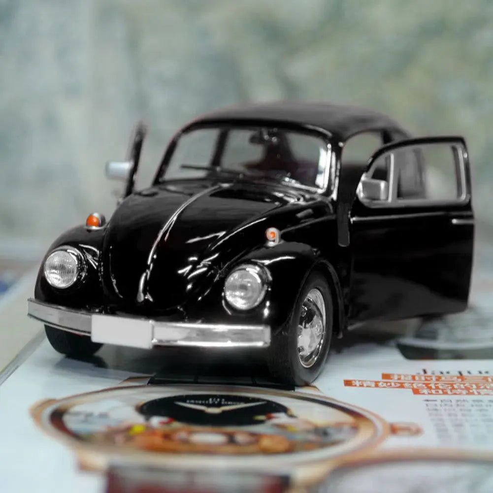 Vintage Beetle Diecast Pull Back Car