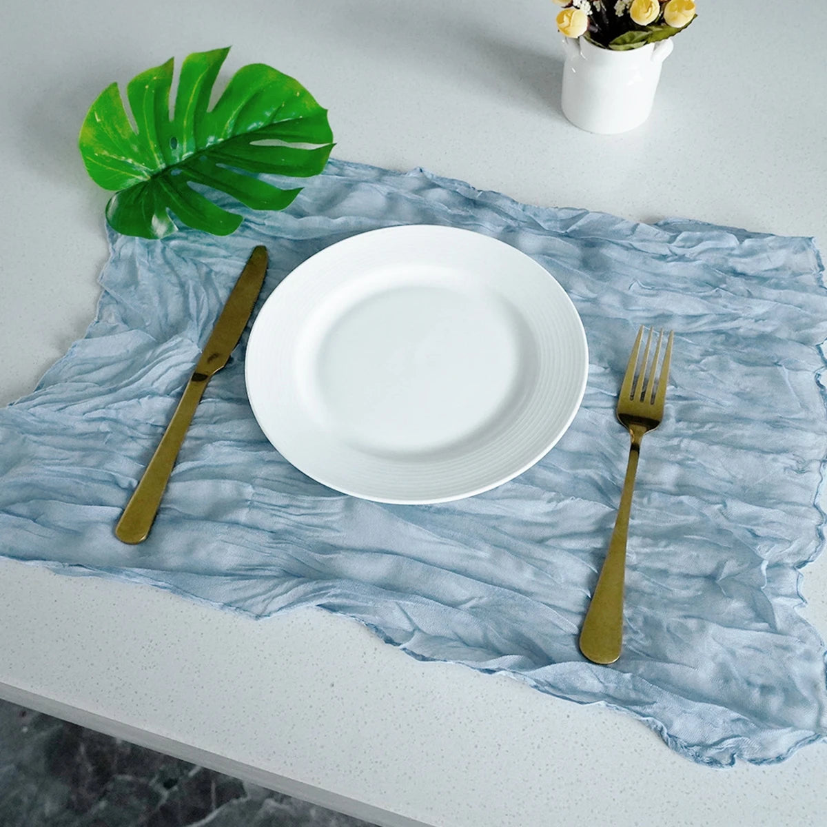 Vintage Semi-Sheer Table Runner