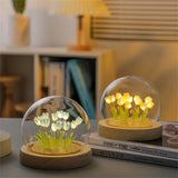 Vintage Artificial Tulip Flower Night Light