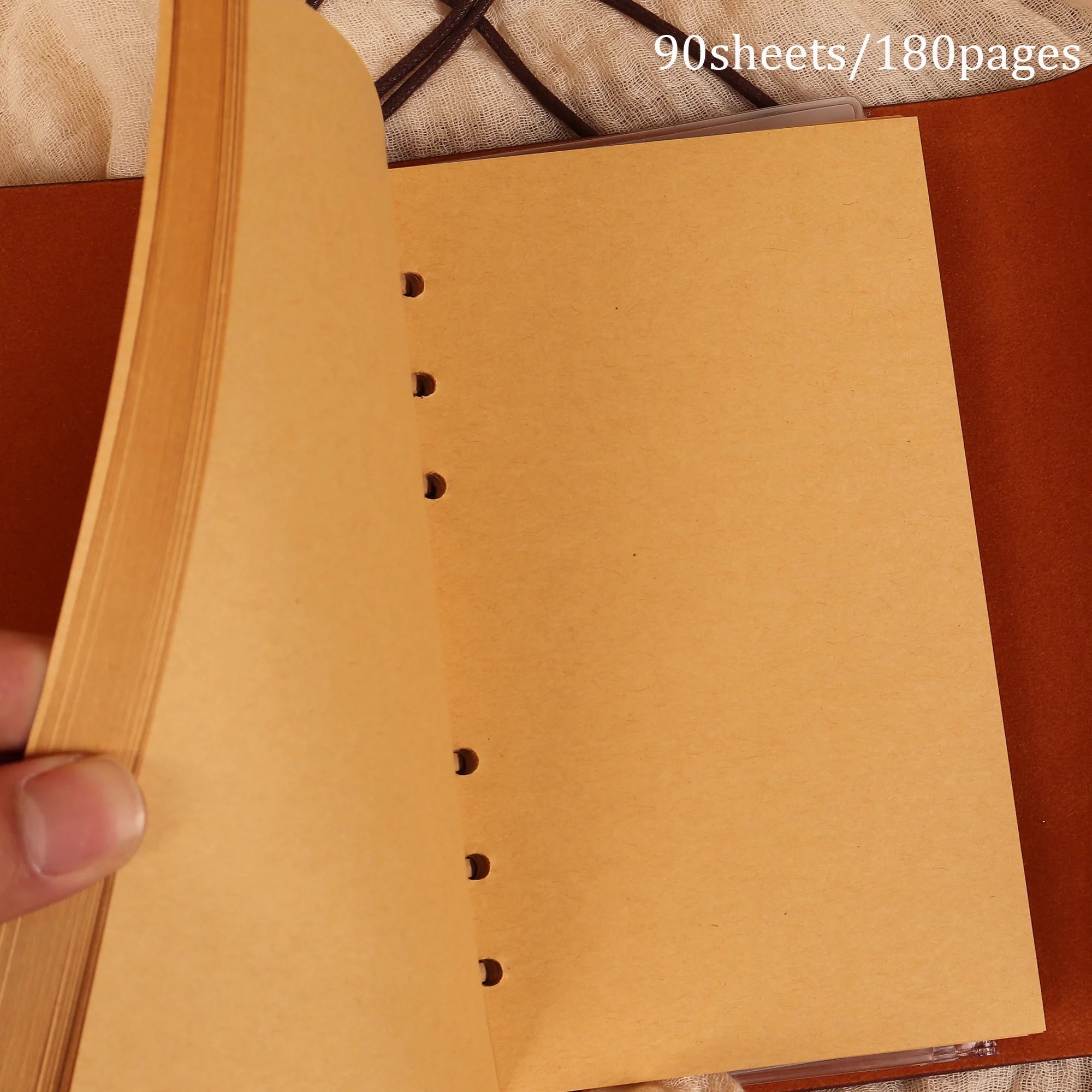 Vintage Waterproof Cowhide Journal Notebook