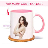 Vintage Personalized Your Photo Coffee Mugs