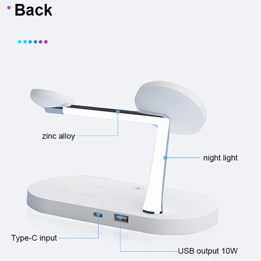 Magnetic 3-in-1 Wireless Charger Stand