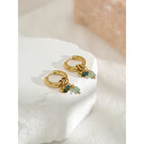 Vintage 18K Gold Plated Hoop Earrings