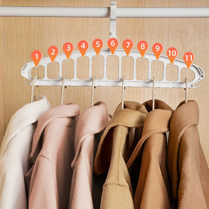 Space-Saving Closet Organizer Multi-Port Hanger