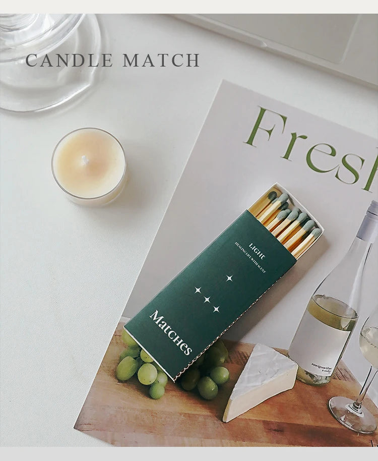 Vintage Long Match Box Aromatherapy Candle