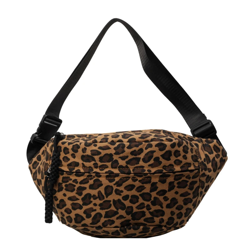 Vintage Leopard Print Fanny Pack Women’s Fashion Bag