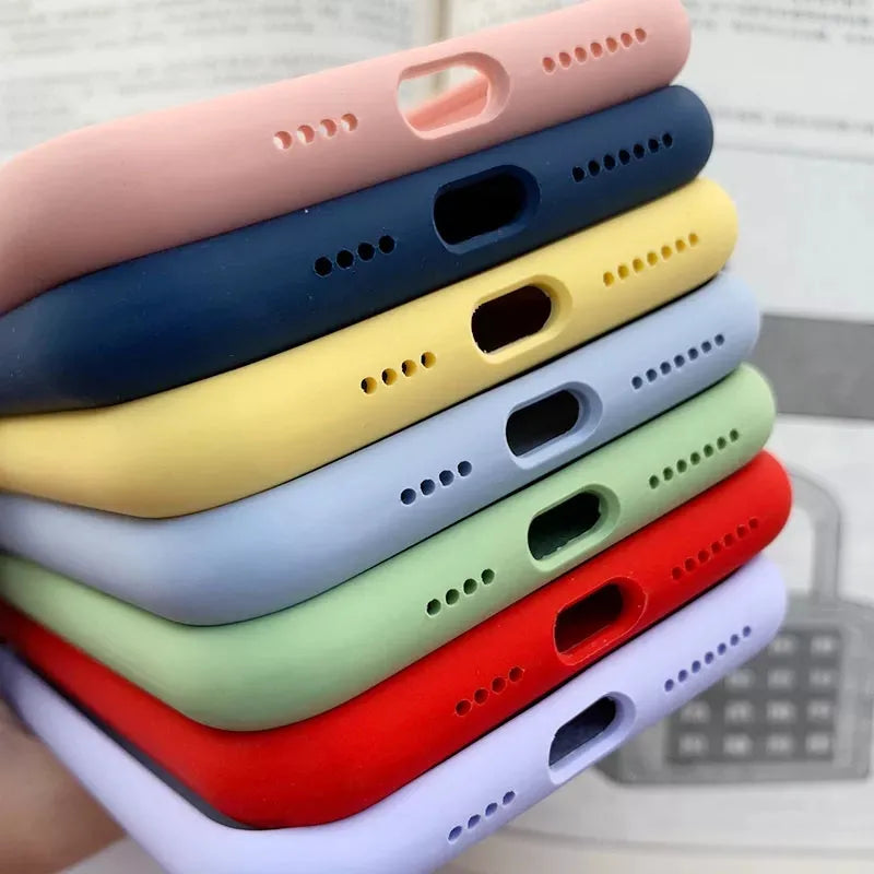 Vintage Premium Silicone Case for iPhone Cover