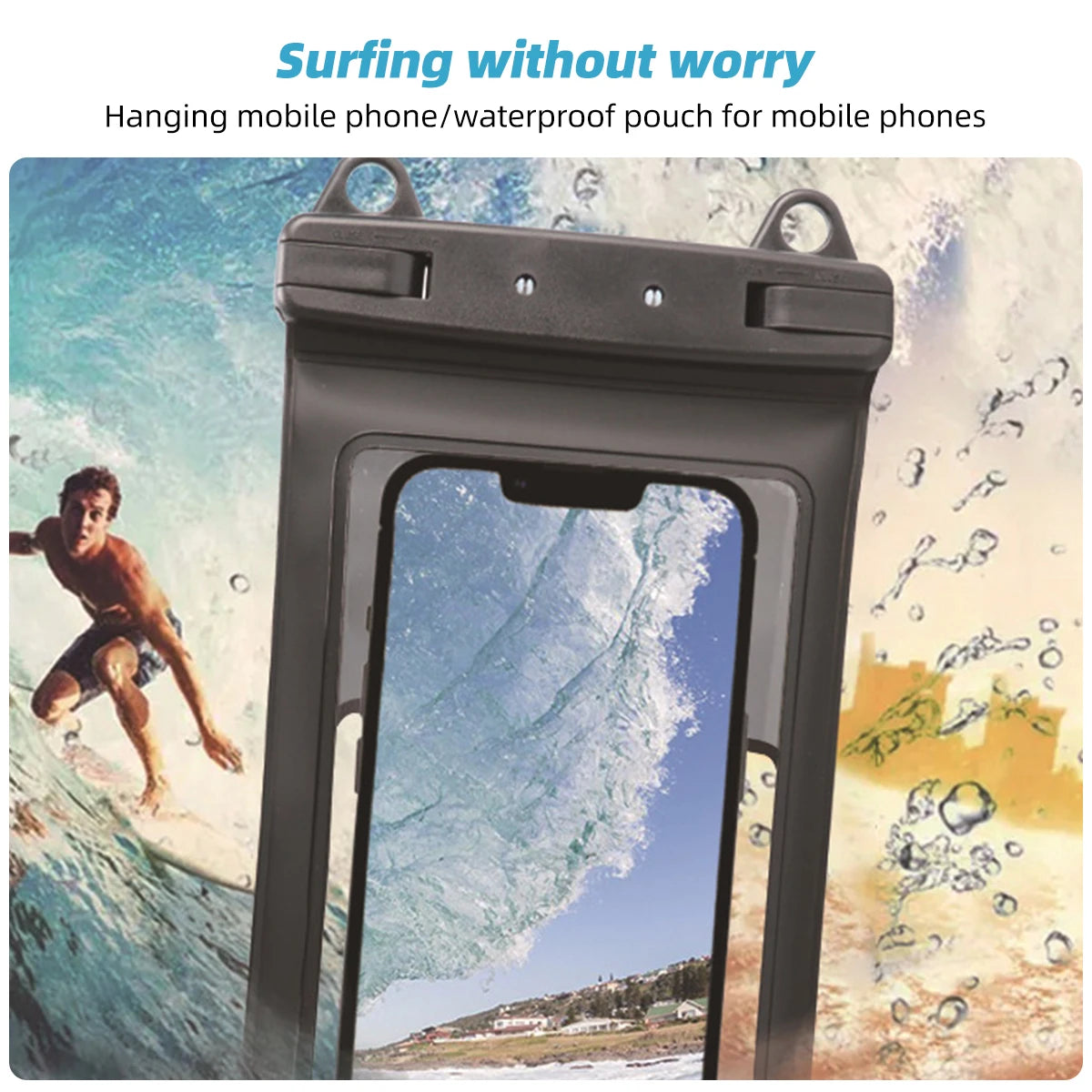 Vintage Waterproof Phone Case Swimming Pouch