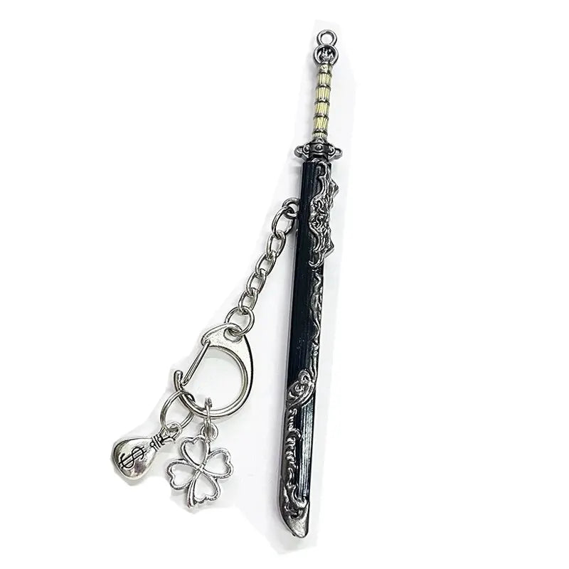 Vintage Mini Sword Shape Pendant Keychain