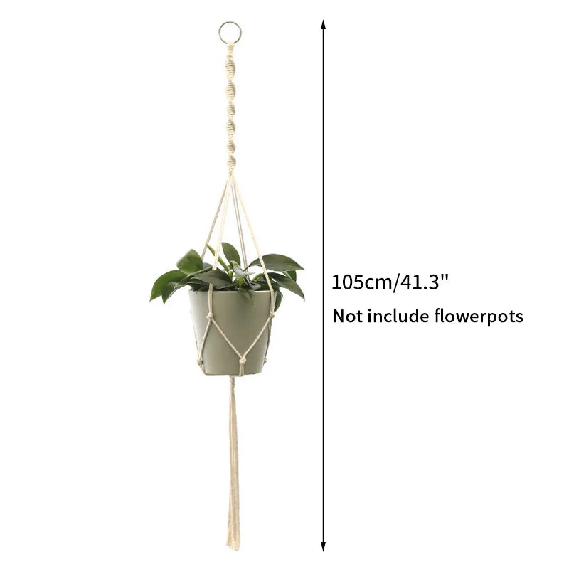 Handmade Macrame Plant Hanger Wall Decor